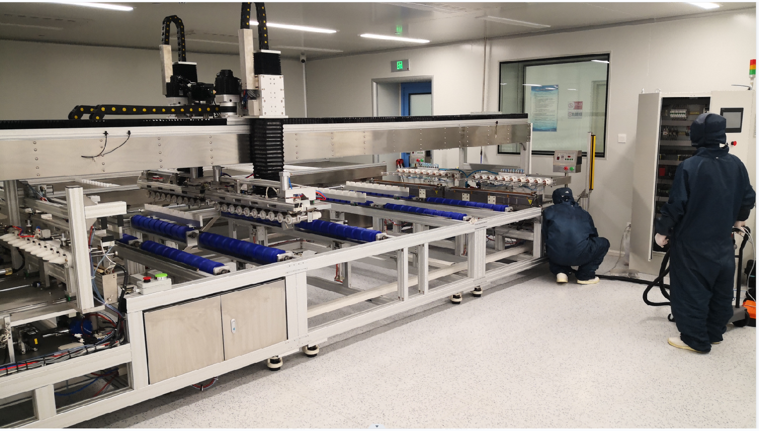 半导体不锈钢管自动套袋机